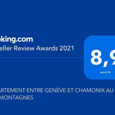 Appartement Entre Geneve Et Chamonix Au Pied Des Montagnes Cluses Dış mekan fotoğraf